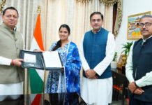 सीएम धामी ने सपना राणा से की मुलाकात CM Dhami met Sapna Rana