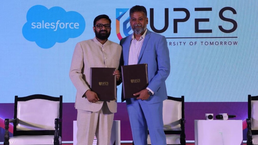 Agreement between UPES and Salesforce