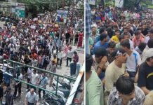 युवाओं ने भरी हुंकार कहा, रोजगार दो या कुर्सी छोड़ो! The youth raised a spirited call