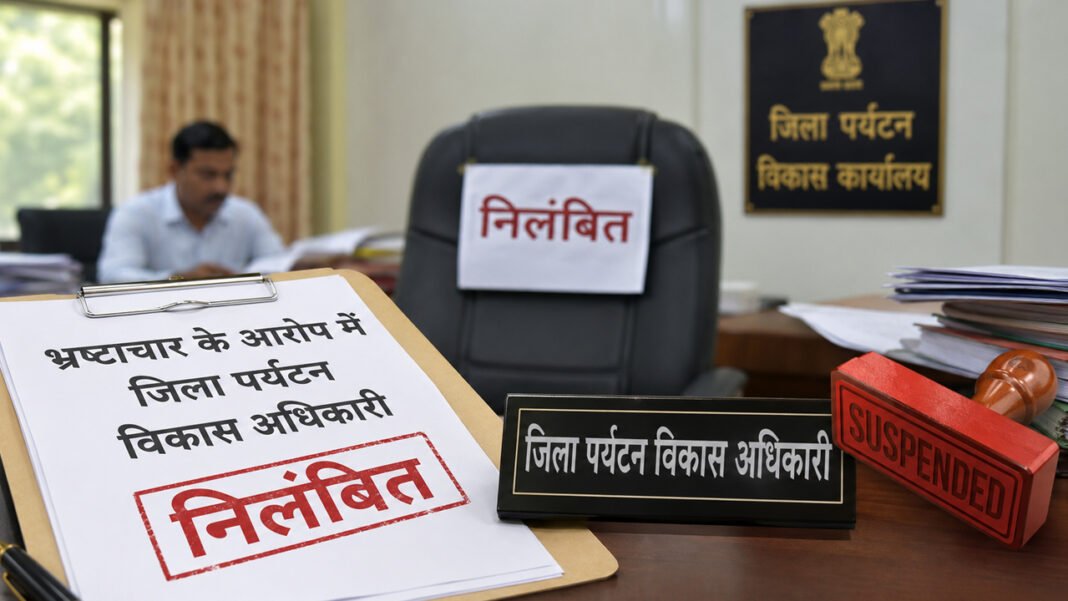 District Tourism Development Officer suspended on charges of corruption