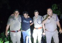 पुलिस मुठभेड़ में एक बदमाश घायल, दूसरा फरार Criminal injured in police encounter