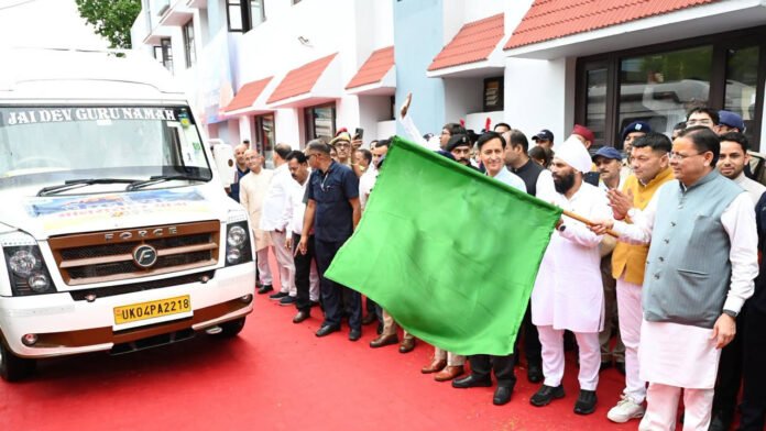 Pushkar-Singh CM Dhami flags off first batch of Kailash Mansarovar Yatra