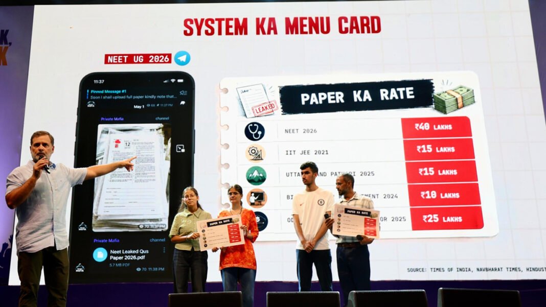 Paper leak: An attack on the future of youth