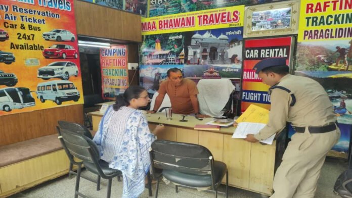 travel Challans issued to 20 tour and travel agents