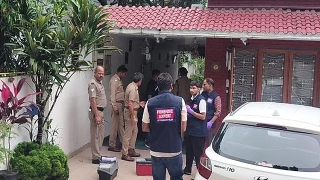 Husband kills wife with a sharp-edged weapon