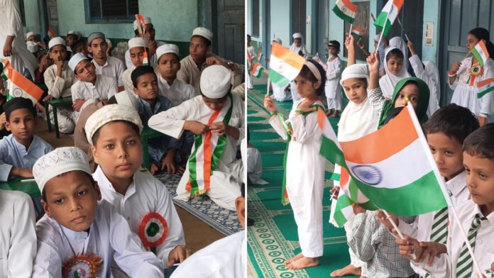 Mehuwala-madarsa Celebration of Independence Day in schools and madarsa