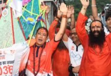खेल मंत्री रेखा आर्या ने शुरू की कावड़ यात्रा Sports Minister Rekha Arya flagged off Kanwar Yatra
