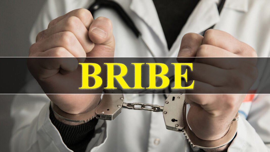 Orthopedic surgeon arrested accepting a bribe