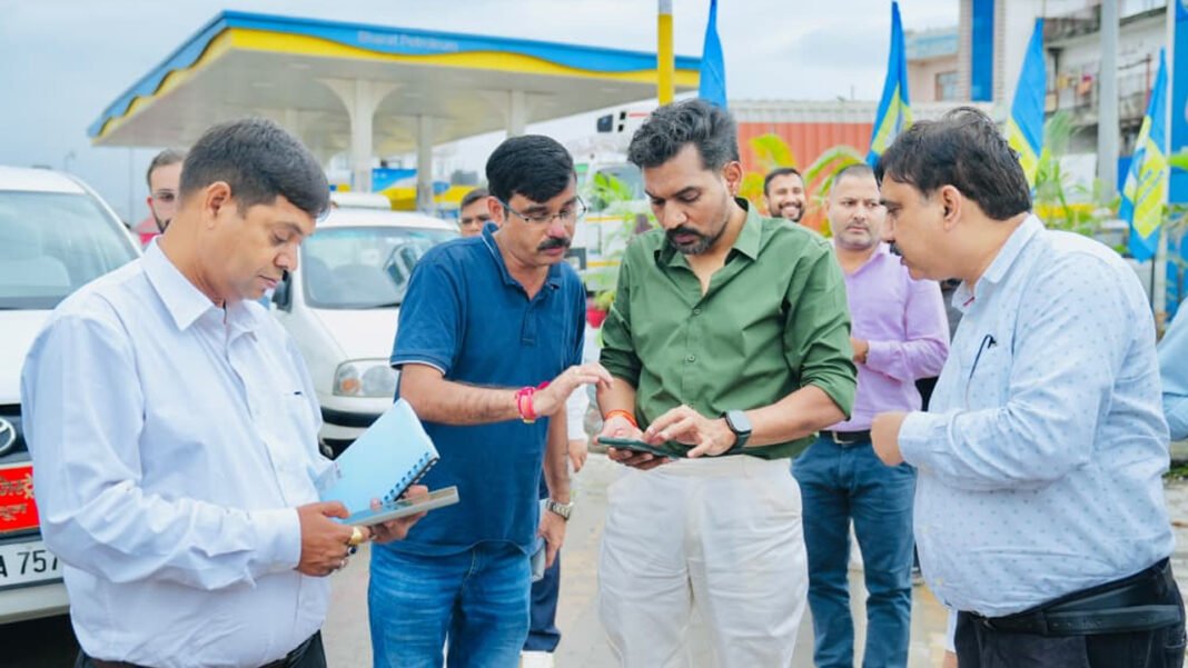 DM inspected condition of roads on the ground