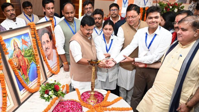 Dhami-Pushkr A developed Uttarakhand will be built through youth power