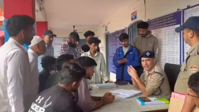 Pauri-police BJP Yuva Morcha leader car vandalized
