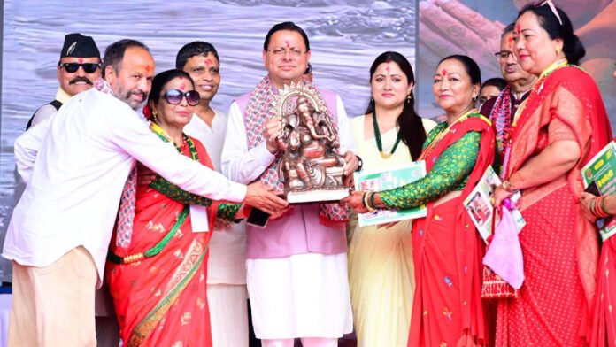 Pushkar CM Dhami inaugurates Hartalika Teej festival