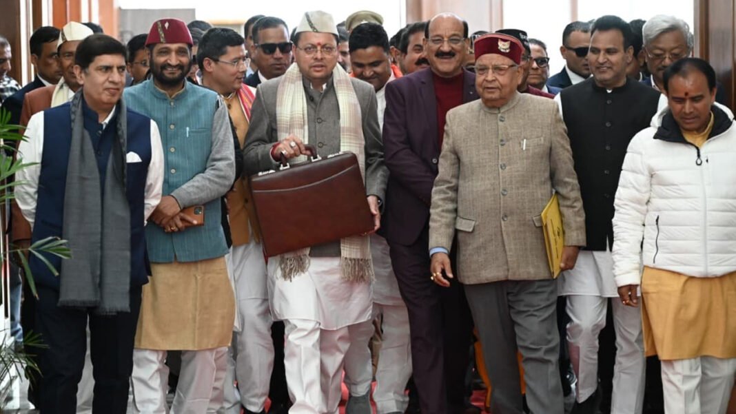 CM Dhami presented a supplementary budget of ₹7844 crore
