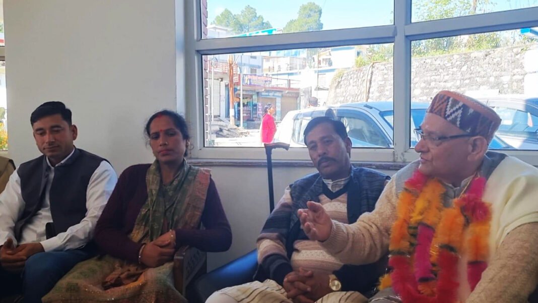 Dispute in BJP over development of Gairsain