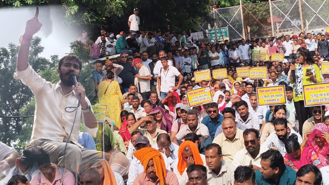 Gram Pradhan march to the secretariat