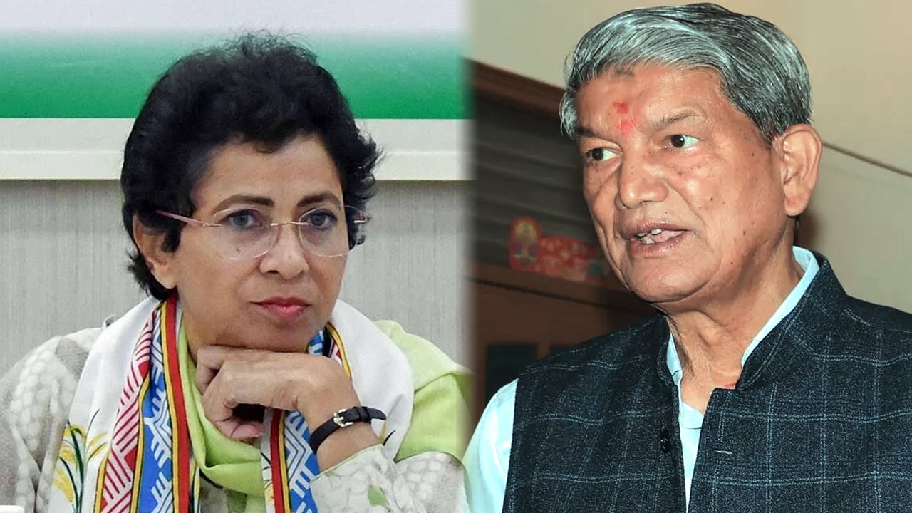 यात्रा विवाद के बीच कुमारी सैलजा से मिले हरीश रावत Harish Rawat met Kumari Selja amidst yatra controversy